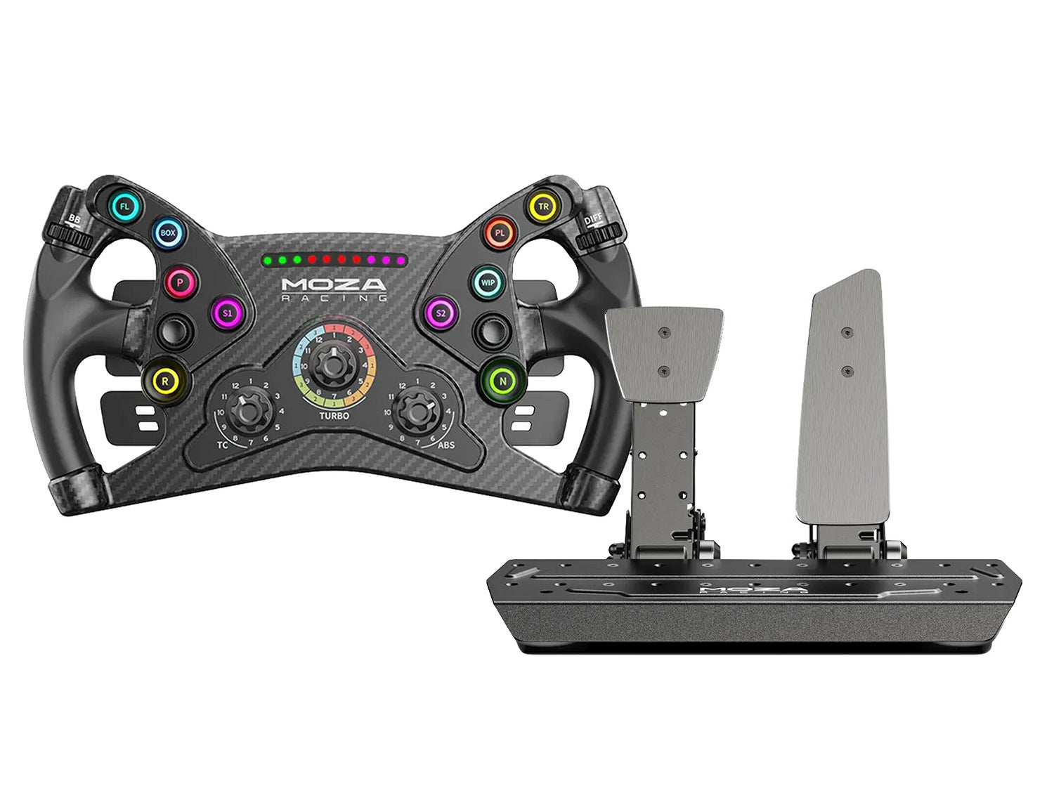 マイルストーン、MOZA Racingより「MOZA SR-P Pedal」「MOZA KS Steering Wheel」を 12月8日(金)より取り扱い開始