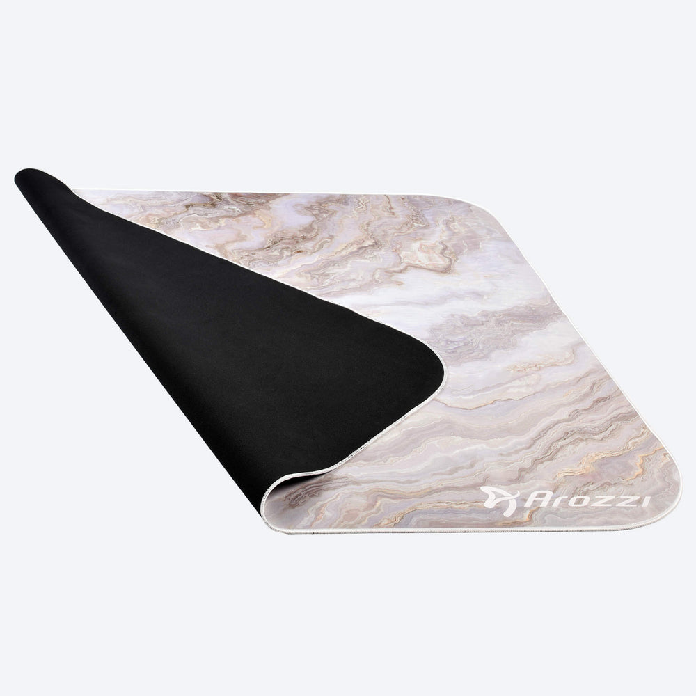 Arozzi ZONA Quattro Floor Pad - White Marble AZ-ZONA-QTRO-WTM