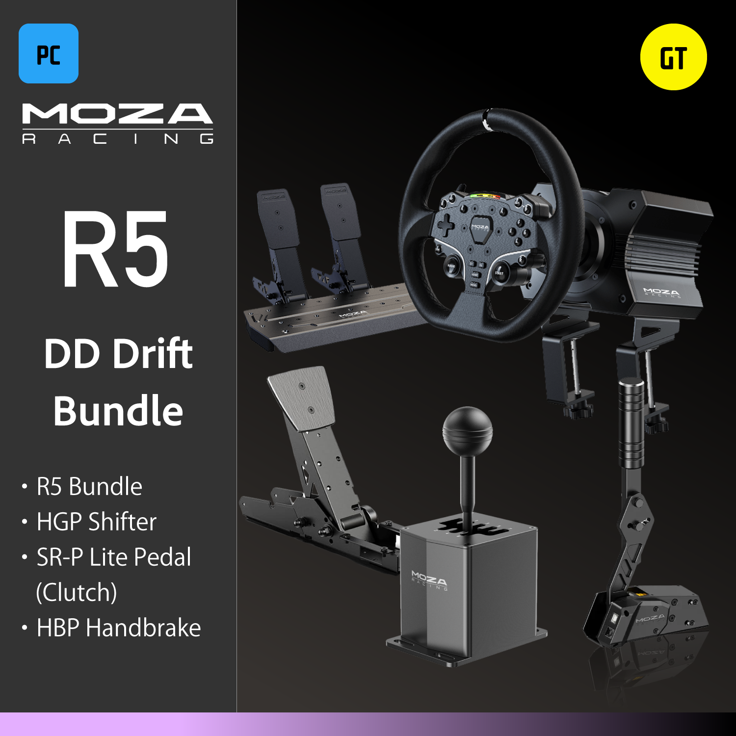 MOZA R5 DD Drift Bundle – Sim-Shop MOS