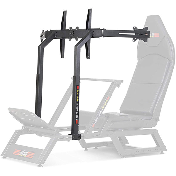 Next Level Racing F-GT モニタースタンド、キャスターセット F-GT Monitor Stand - Next Level Racing