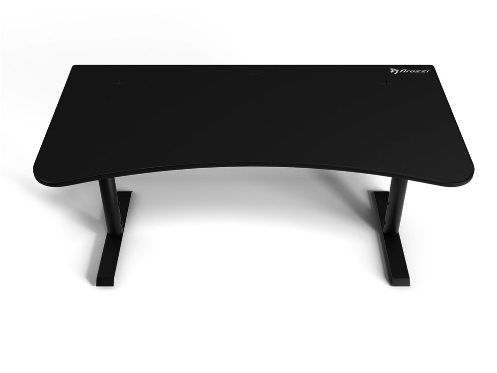 Arozzi Arena Gaming Desk - Pure Black