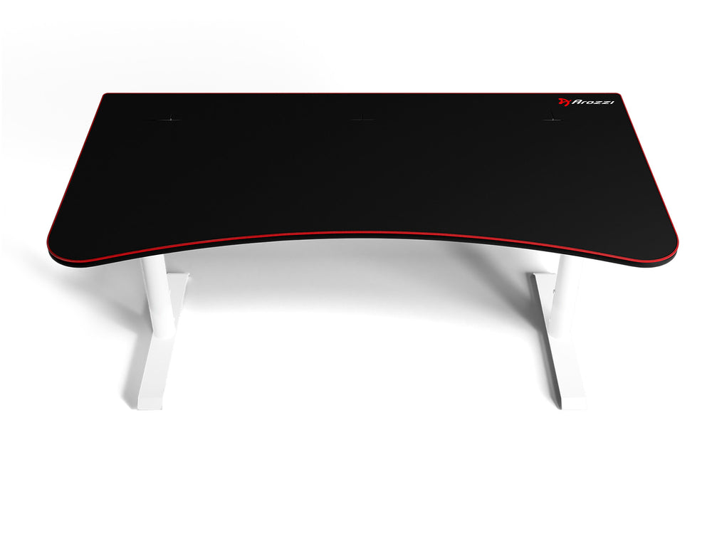 Arozzi Arena Gaming Desk - WHITE PBK