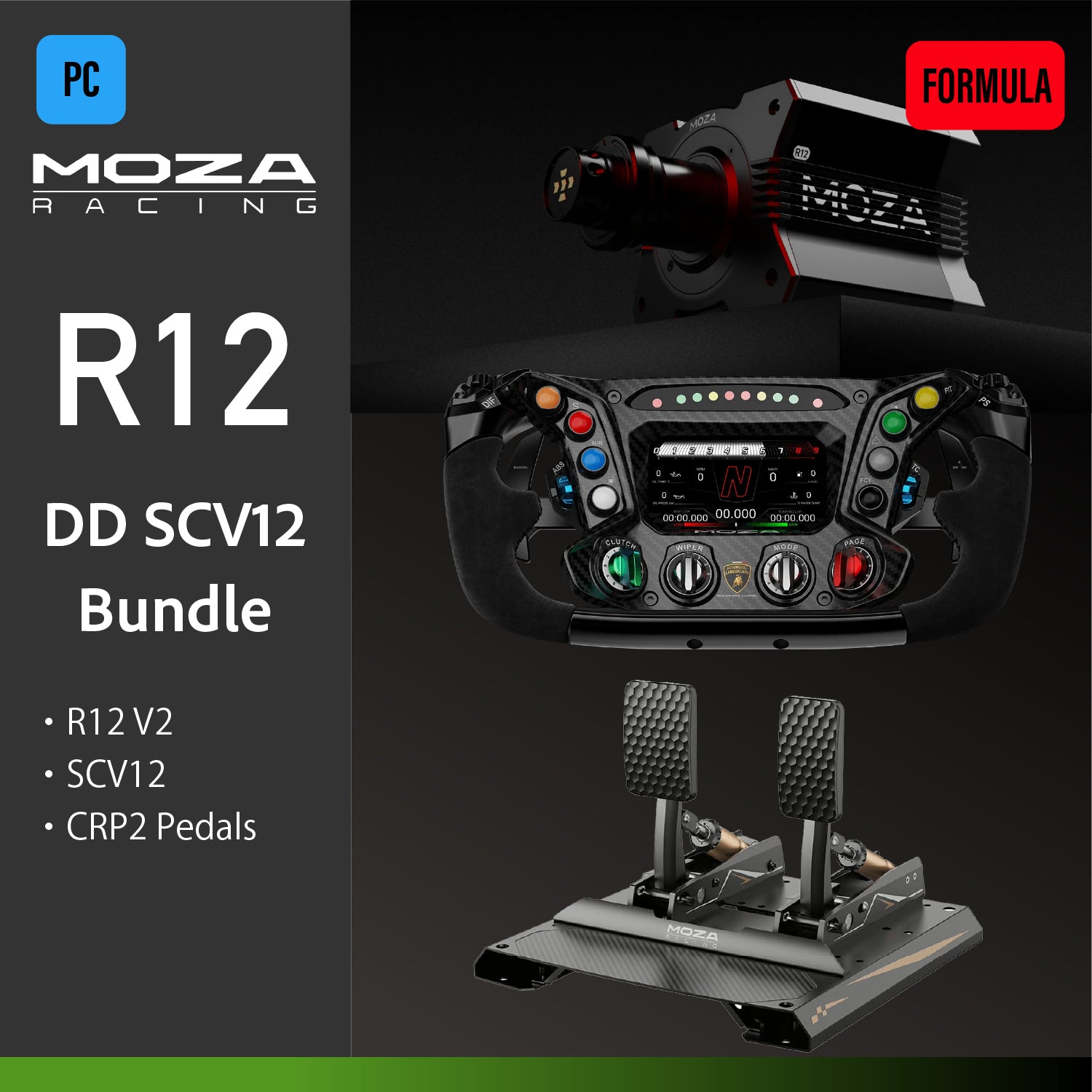 MOZA R12 DD SCV12 Bundle