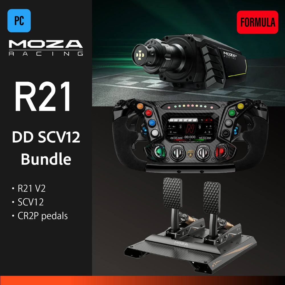 MOZA R21 DD SCV12 Bundle