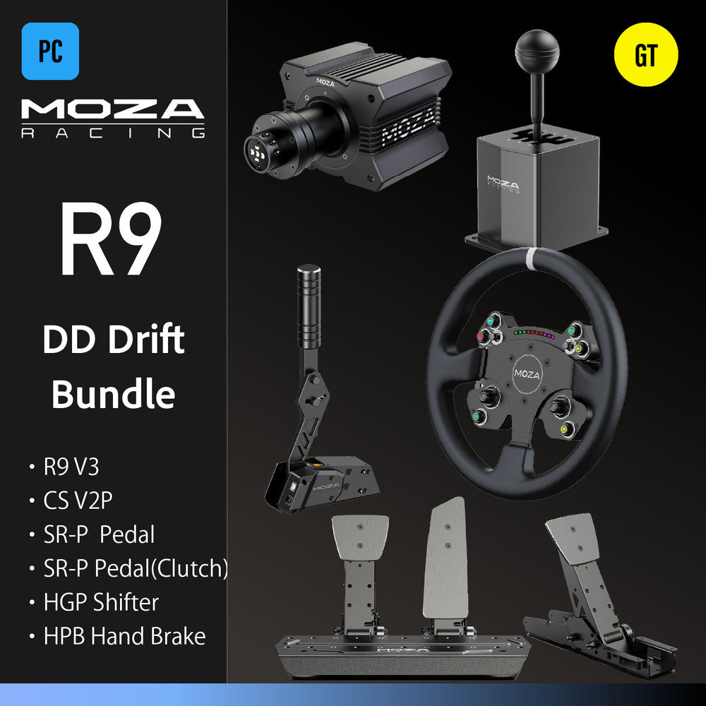 MOZA R9 DD Drift <CSV2P> Bundle