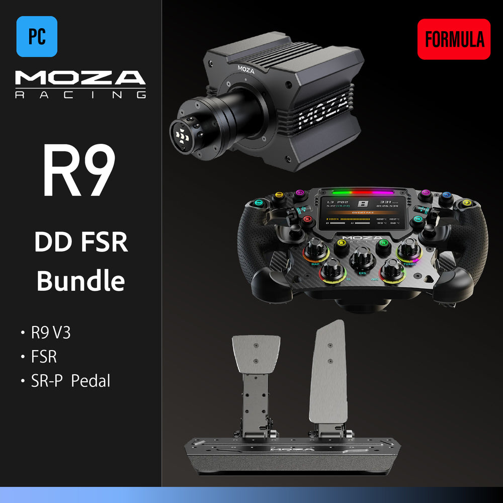 MOZA R9 DD FSR Bundle