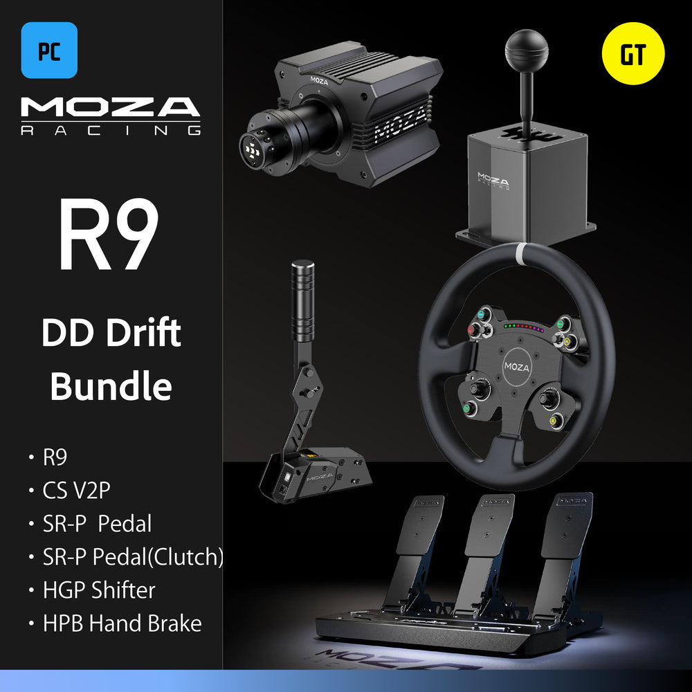 MOZA R9 DD Drift <CSV2P> Bundle