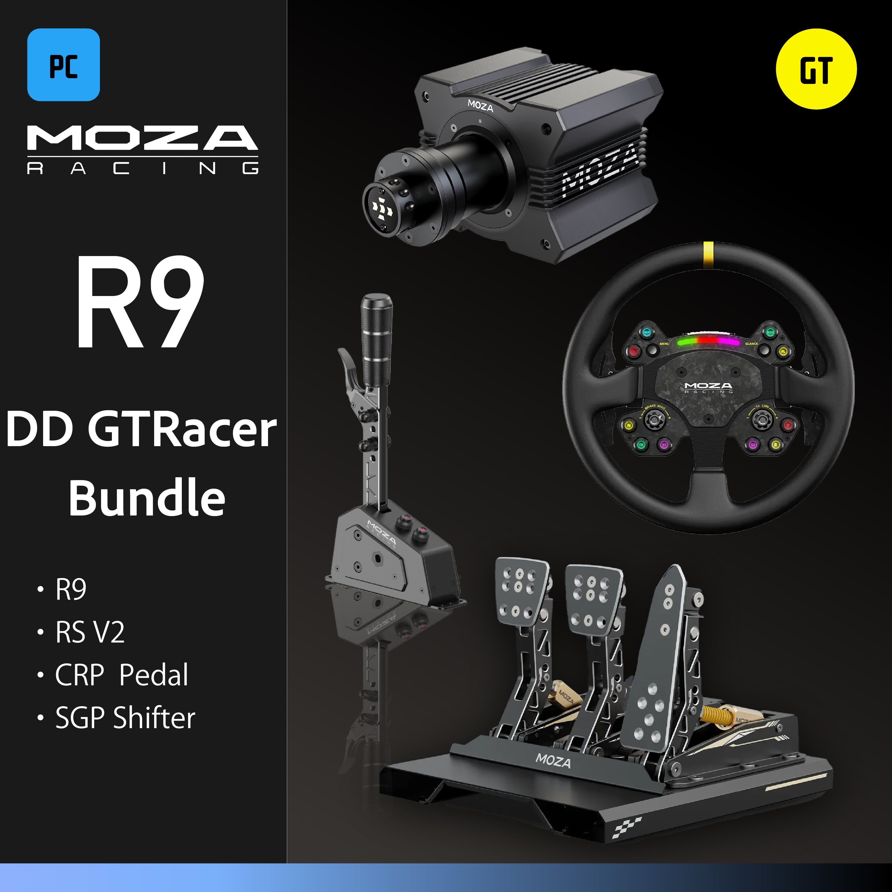 MOZA R9 DD GTRacer Bundle – Sim-Shop MOS