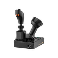 MOZA Farming Control System RS104 背面斜めアングル（接続端子・MOZAロゴ）