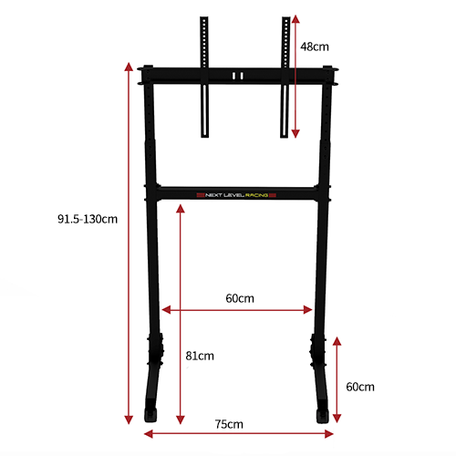 Next Level Racing Free Standing Single Monitor Stand