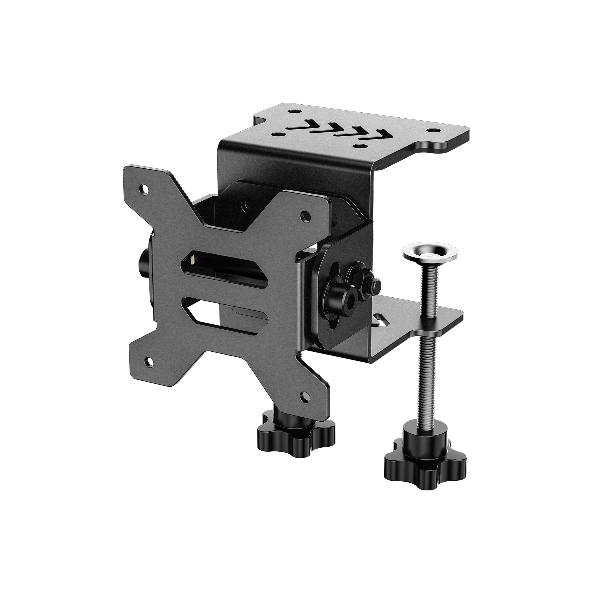 MOZA Adjustable Desktop Clamp AS029 単体（角度調整可能クランプ機構、白背景）
