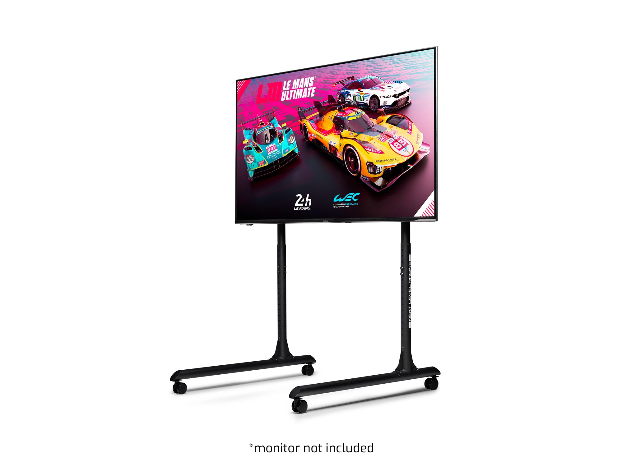 Next Level Racing Round Tube Freestanding Single Monitor Stand NLR