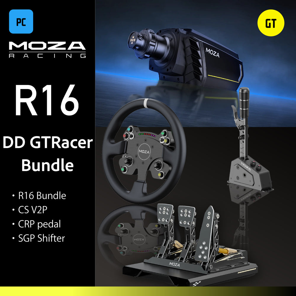 MOZA R16 DD GTRacer <CSV2P>Bundle