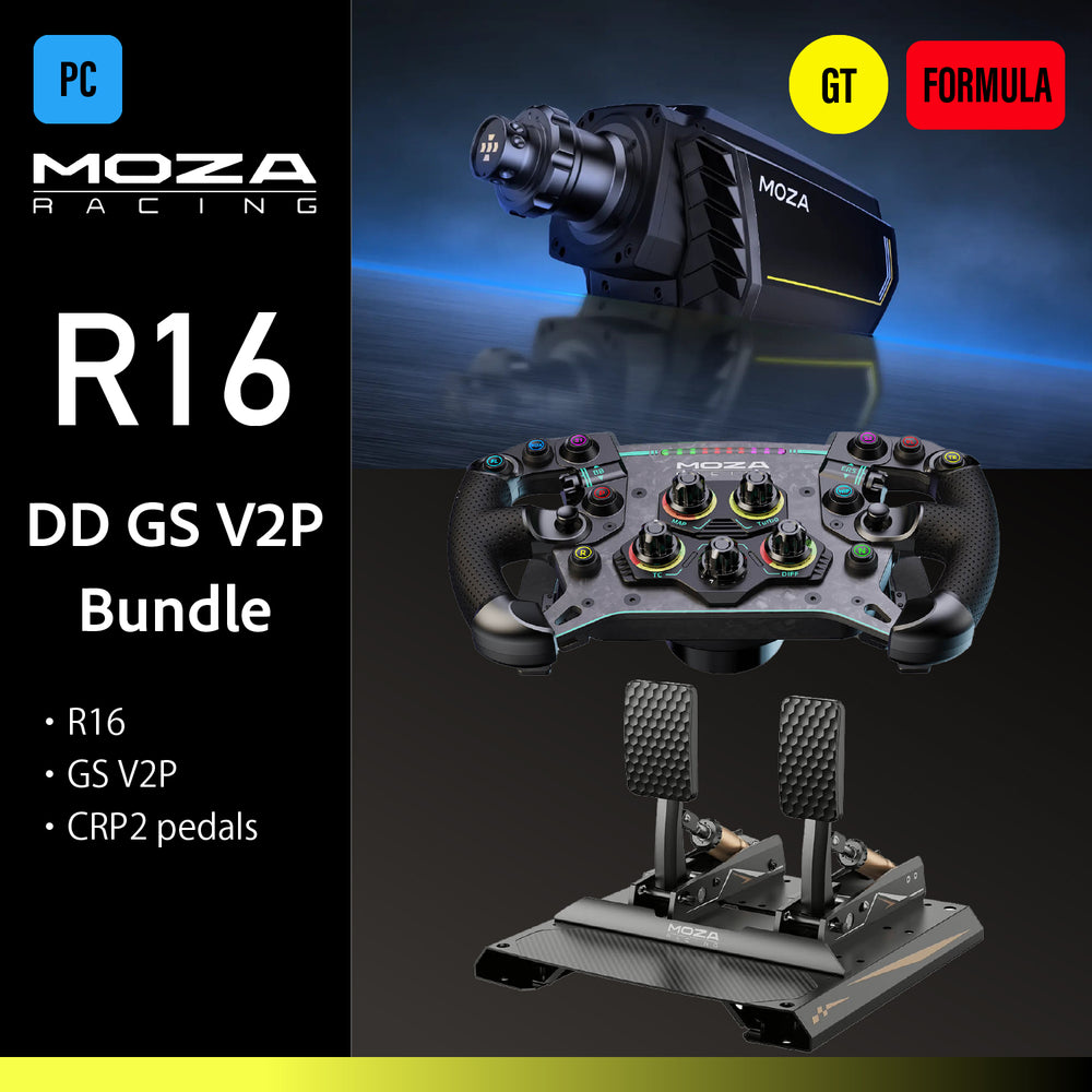 MOZA R16 DD GS V2P Bundle