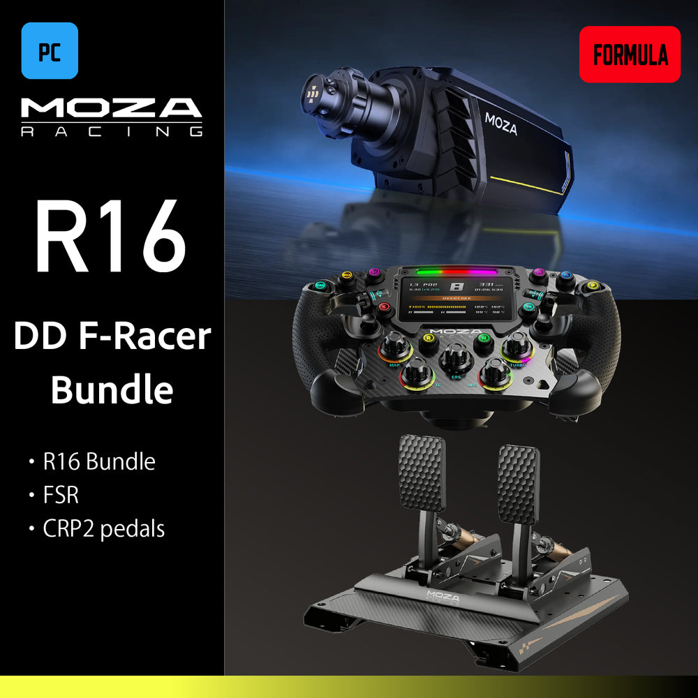 MOZA R16 DD F-Racer Bundle