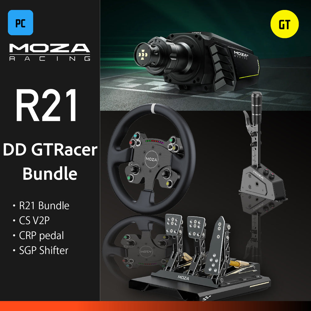 MOZA R21 DD GTRacer <CS V2P>Bundle