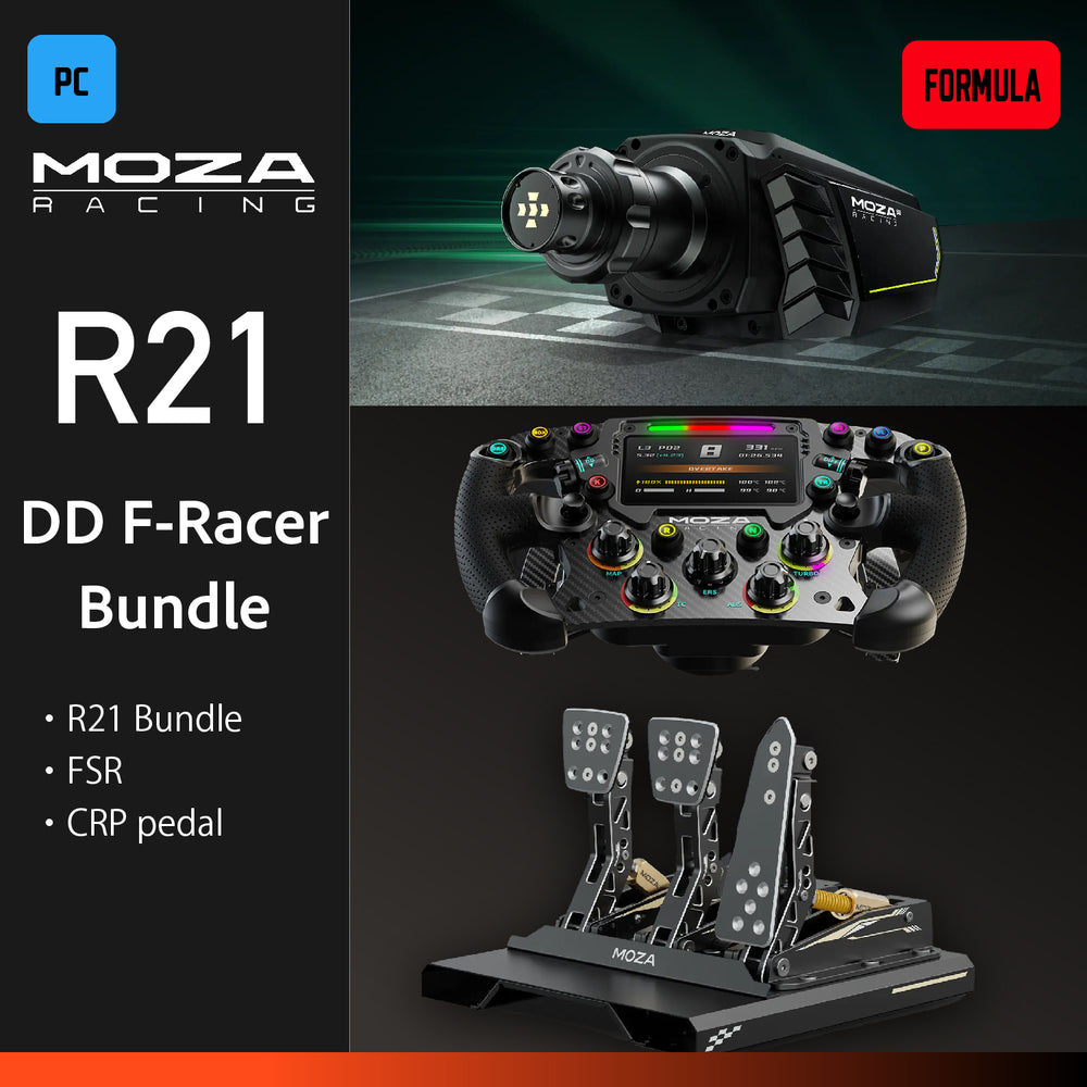 MOZA R21 DD F-Racer Bundle