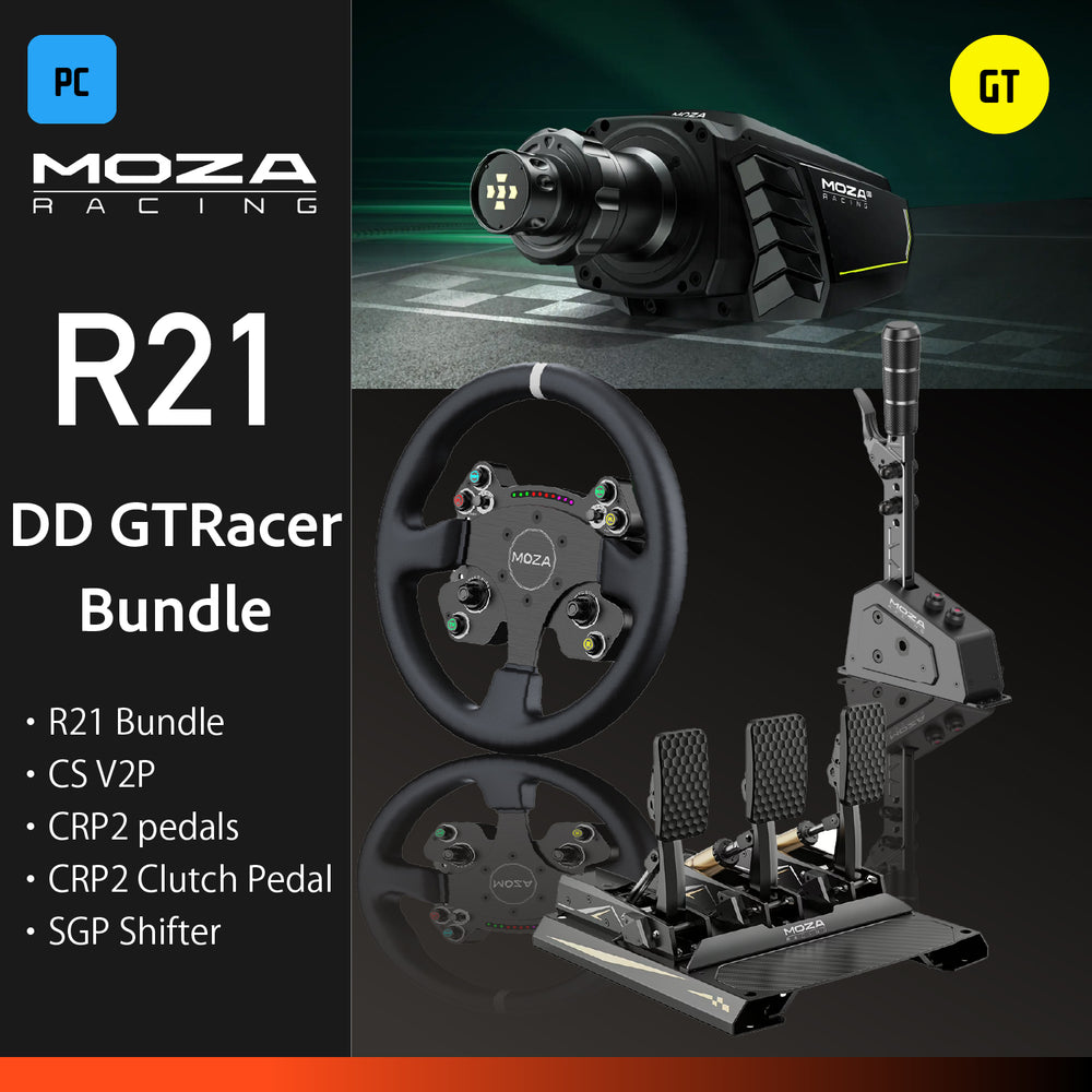 MOZA R21 DD GTRacer <CS V2P>Bundle