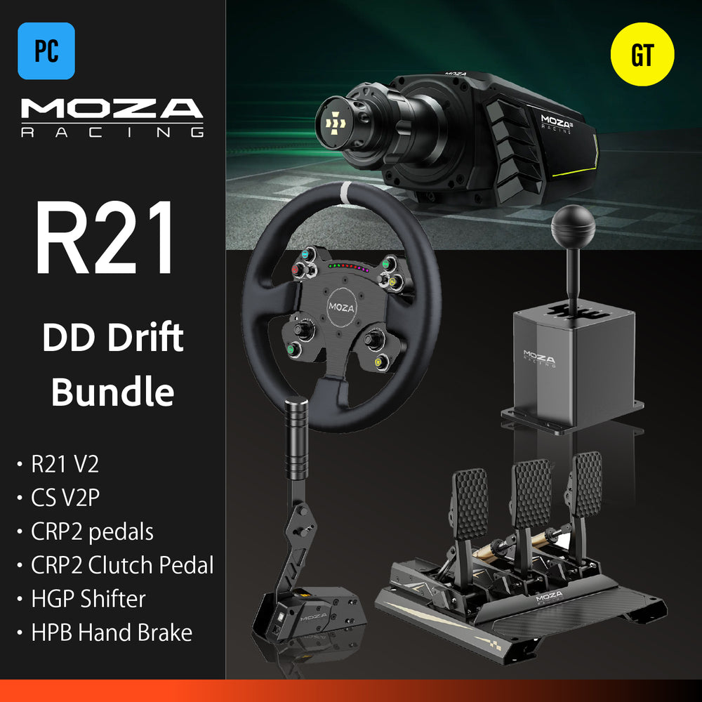 MOZA R21 DD Drift <CS V2P>Bundle