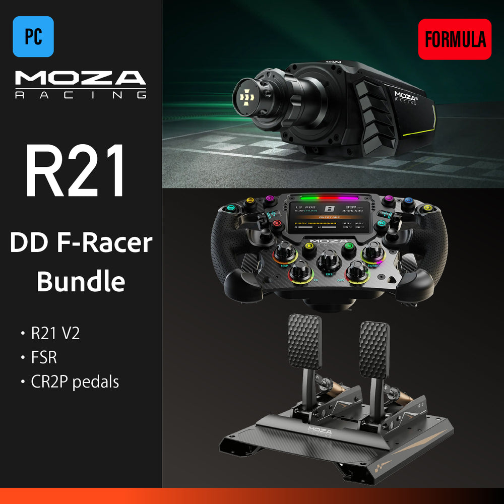 MOZA R21 DD F-Racer Bundle