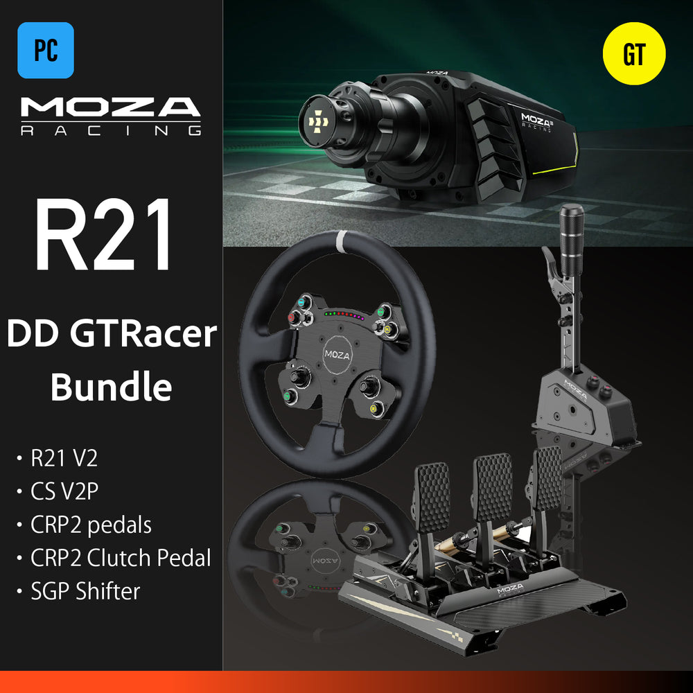 MOZA R21 DD GTRacer <CS V2P>Bundle