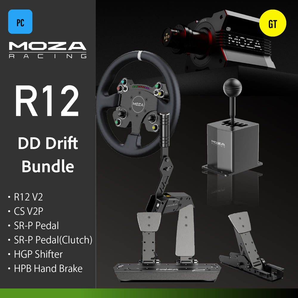 MOZA R12 DD Drift <CS V2P>Bundle