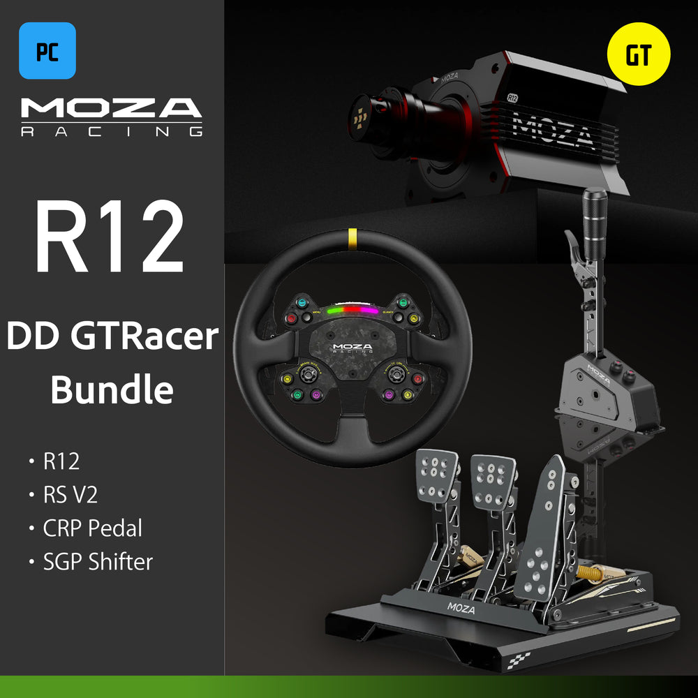 MOZA R12 DD GTRacer Bundle