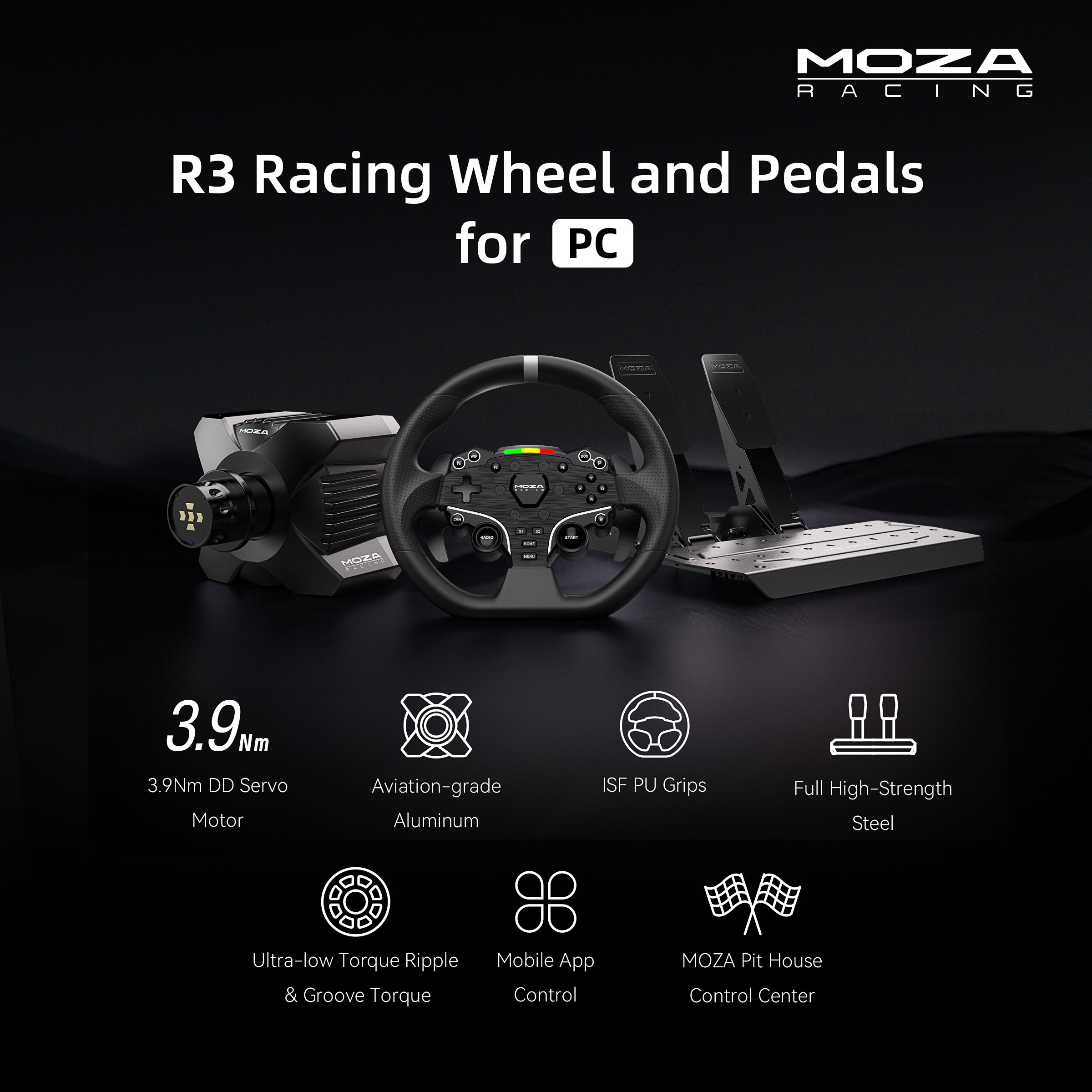 MOZA R3 Bundle for PC　RS074