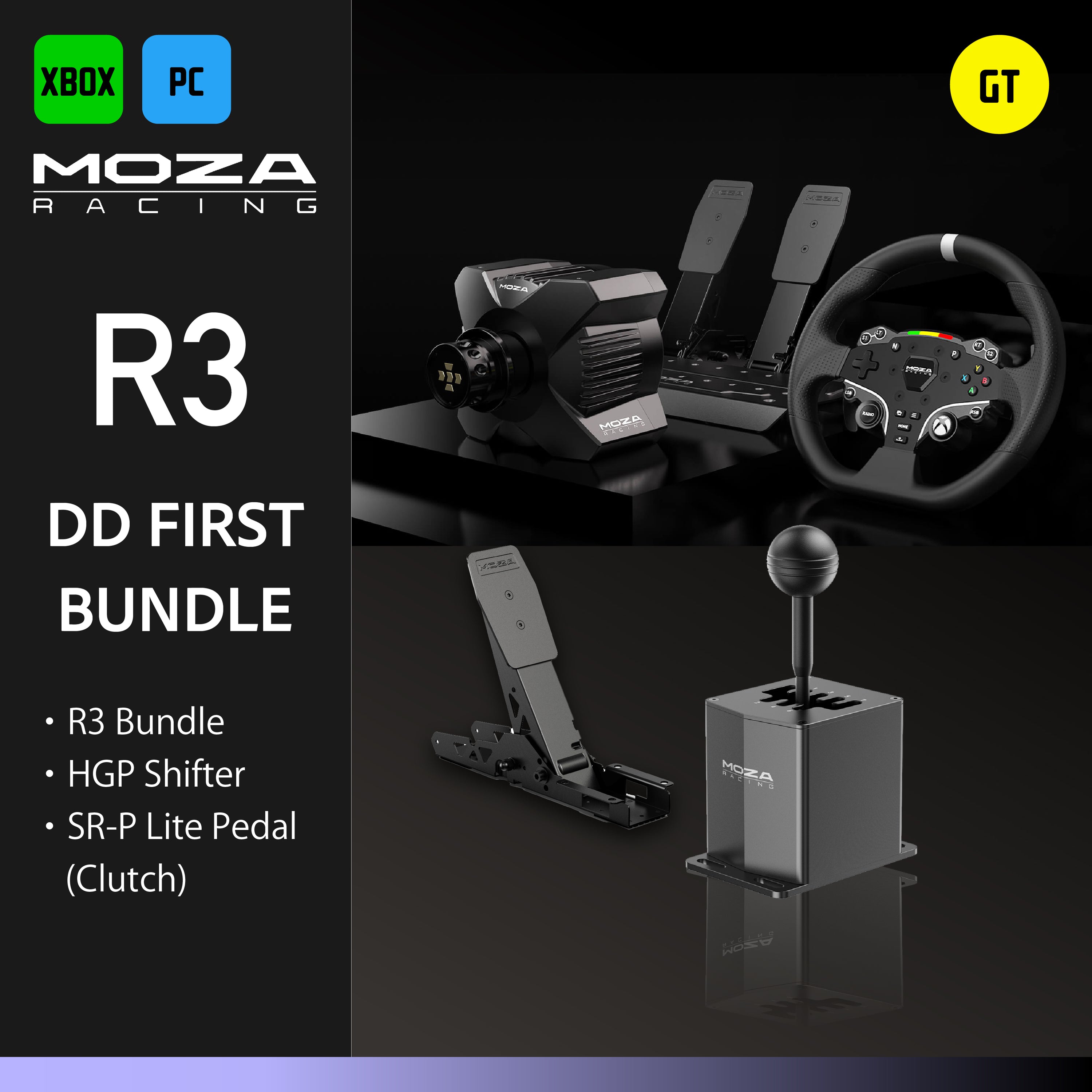 MOZA R3 DD First Bundle – Sim-Shop MOS
