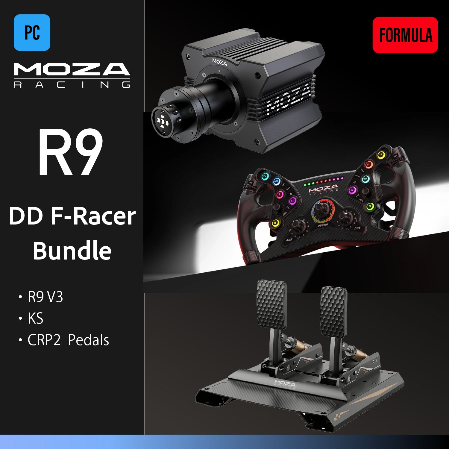 R9 Racing Bundles - MOZA Racing | Global